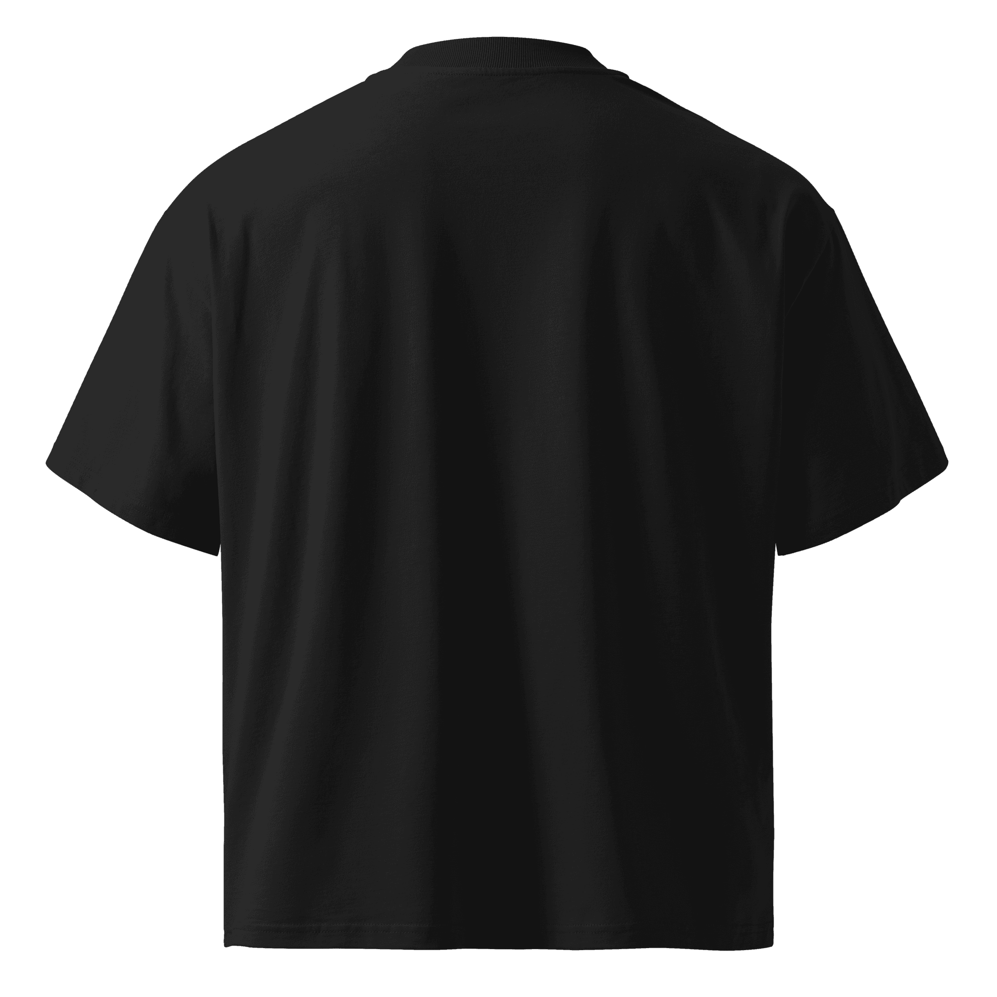 Vatan Uchun O'zbekiston #10 footballer silhouette tee — black, back view